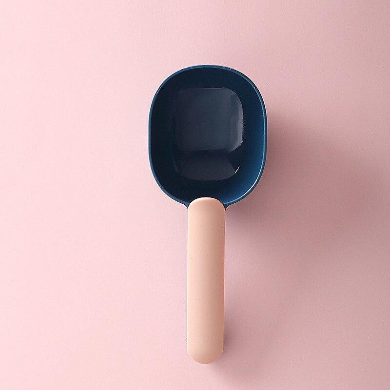 Plastic Rice Spoon Powder Scoop Rice Spice Flour Large Sealing Scoop Shovel Kitchen Tools Kitchenware Coarse Grains With Clip