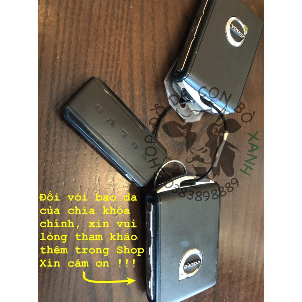 Bao da dành cho Chìa Khóa Volvo Sport Key đi kèm XC90, XC60, XC40, V90, S90, S60 handmade da thật 003