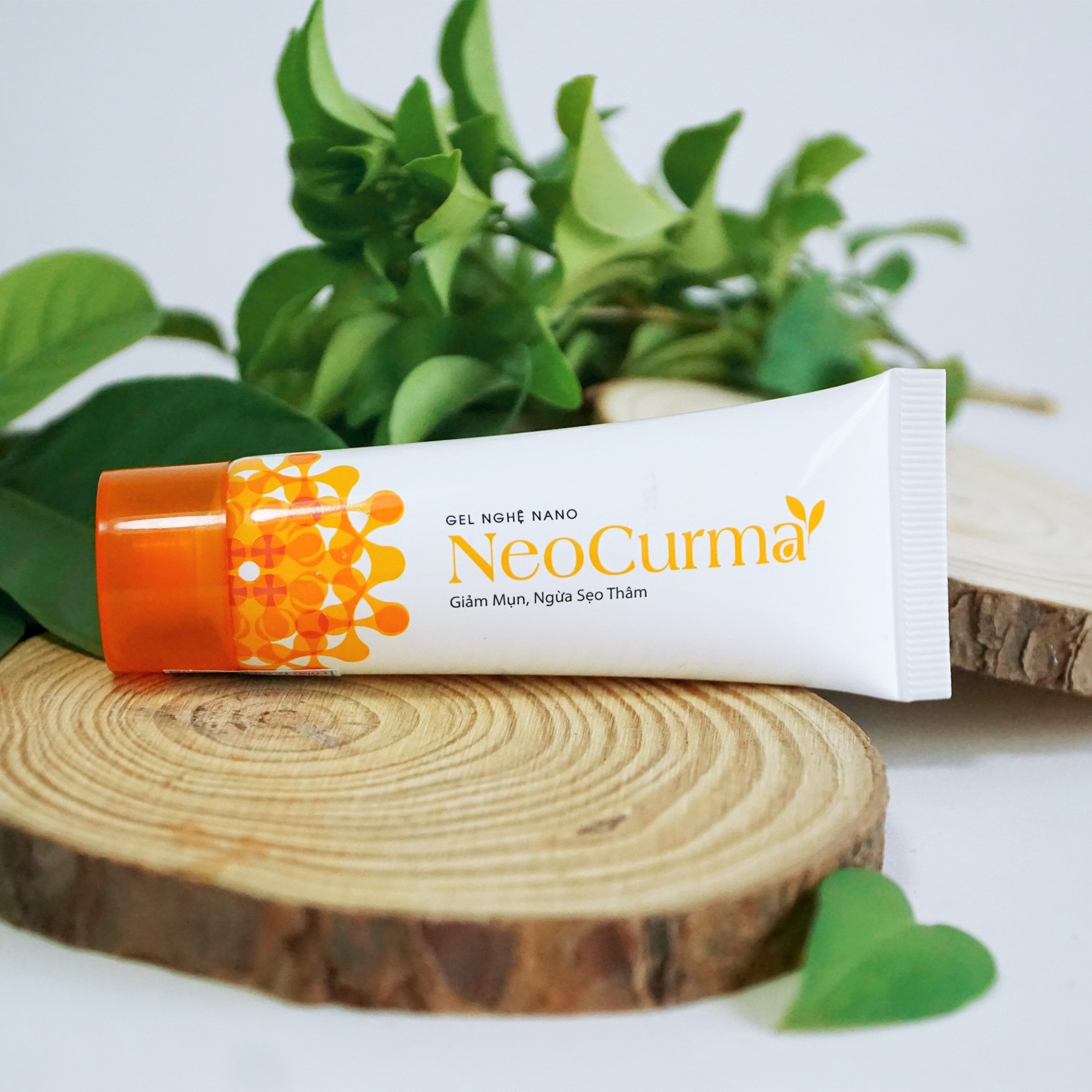 Bộ đôi Xà phòng Saffron Neo Acnes (75G) &amp; Gel Nghệ NeoCurma (20G) - Giảm mụn mờ thâm vùng lưng, cơ thê