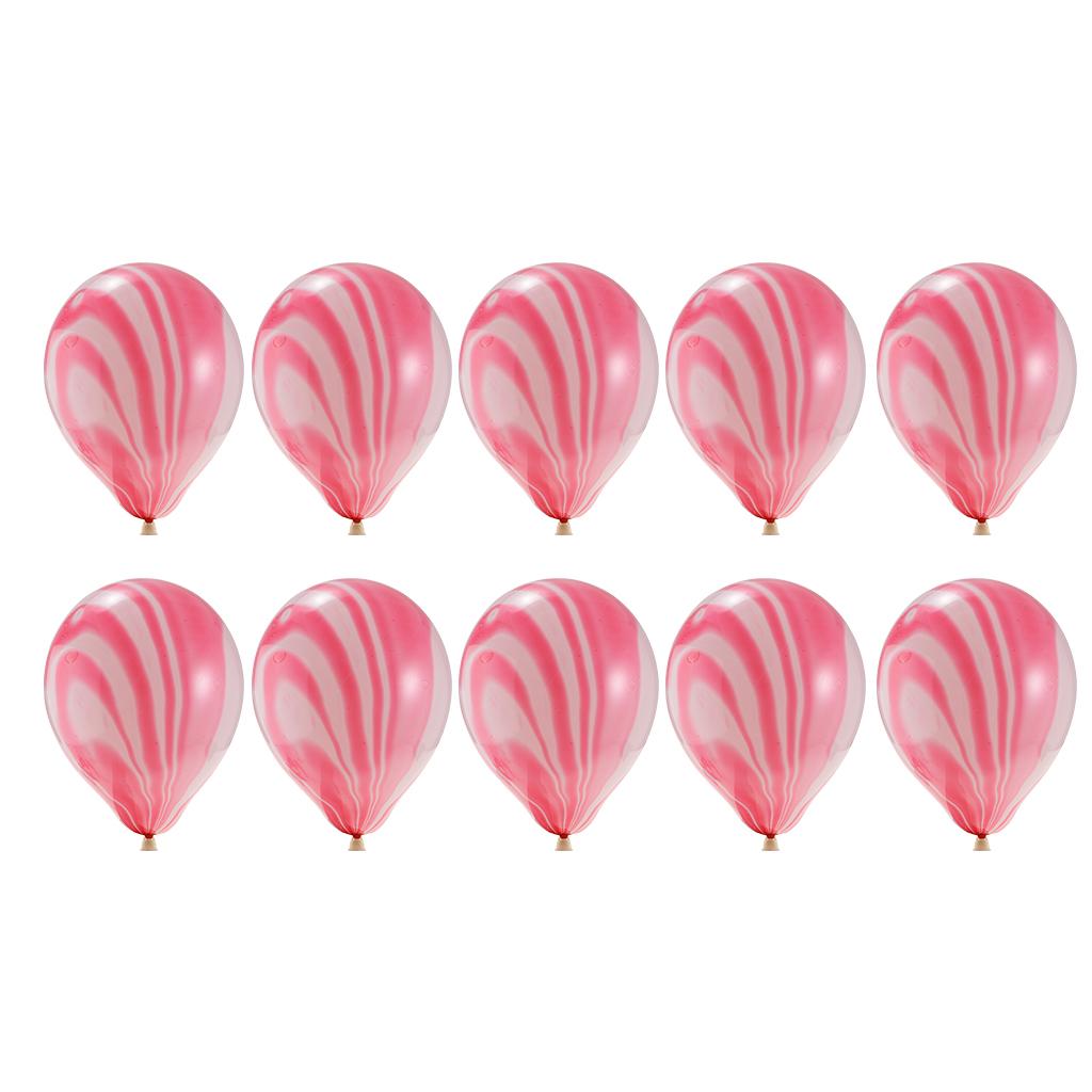 10pcs Agate Color Painted Latex Balloons Wedding Birthday Party Decor
