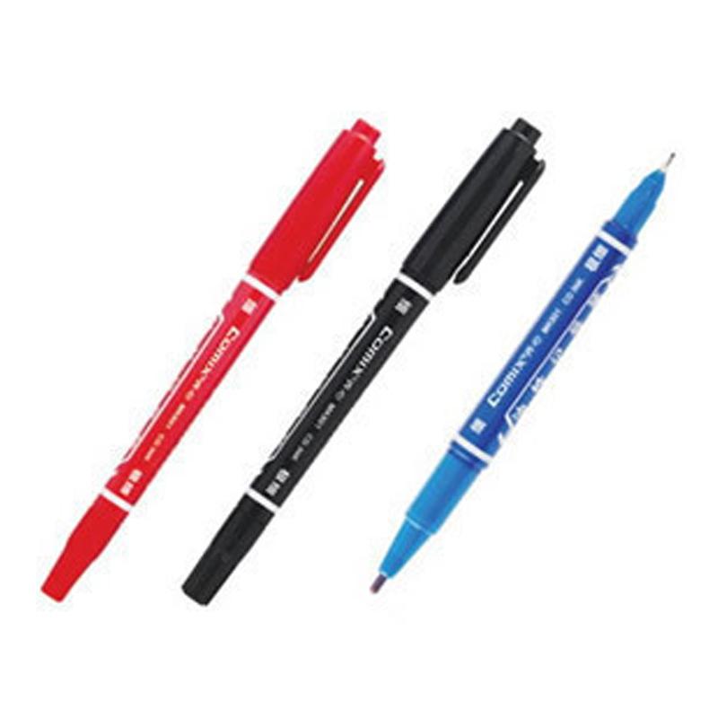 Miễn phí vận chuyển golf pen golf line liner pen ghi điểm golf ghi điểm bút bán buôn giá thả vận chuyển 2 mặt 3 màu Color: Black