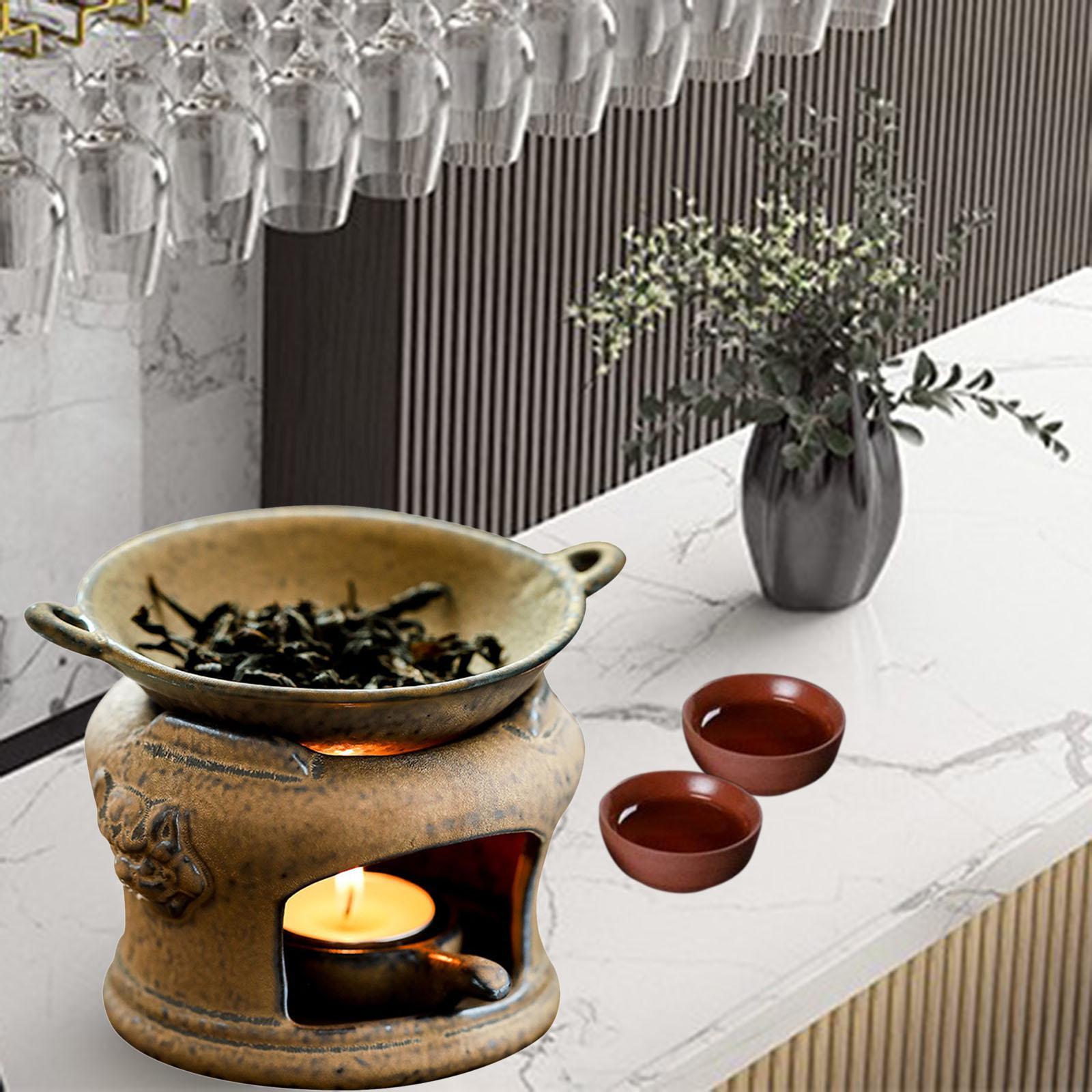 Burner Ceramic Decorative Removable Candle Diffuser Fragrance Oil Warmer