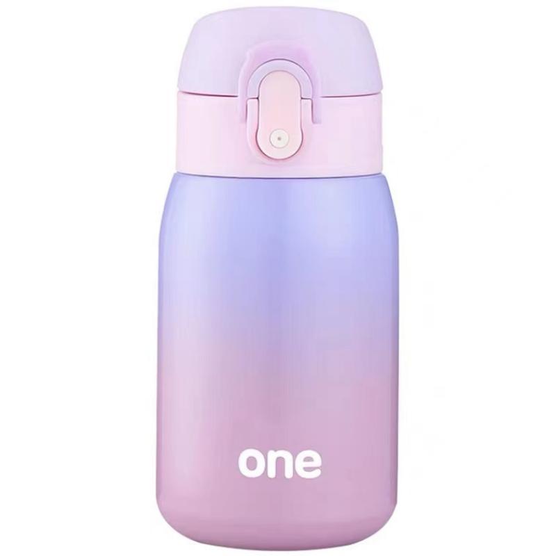 260ML Giữ Nhiệt Màu, Trẻ Em Chống Rò Rỉ Nước, Treo Tường Đôi Chân Không Bình, bình Inox 24H Làm Mát & 12H Giữ Ấm