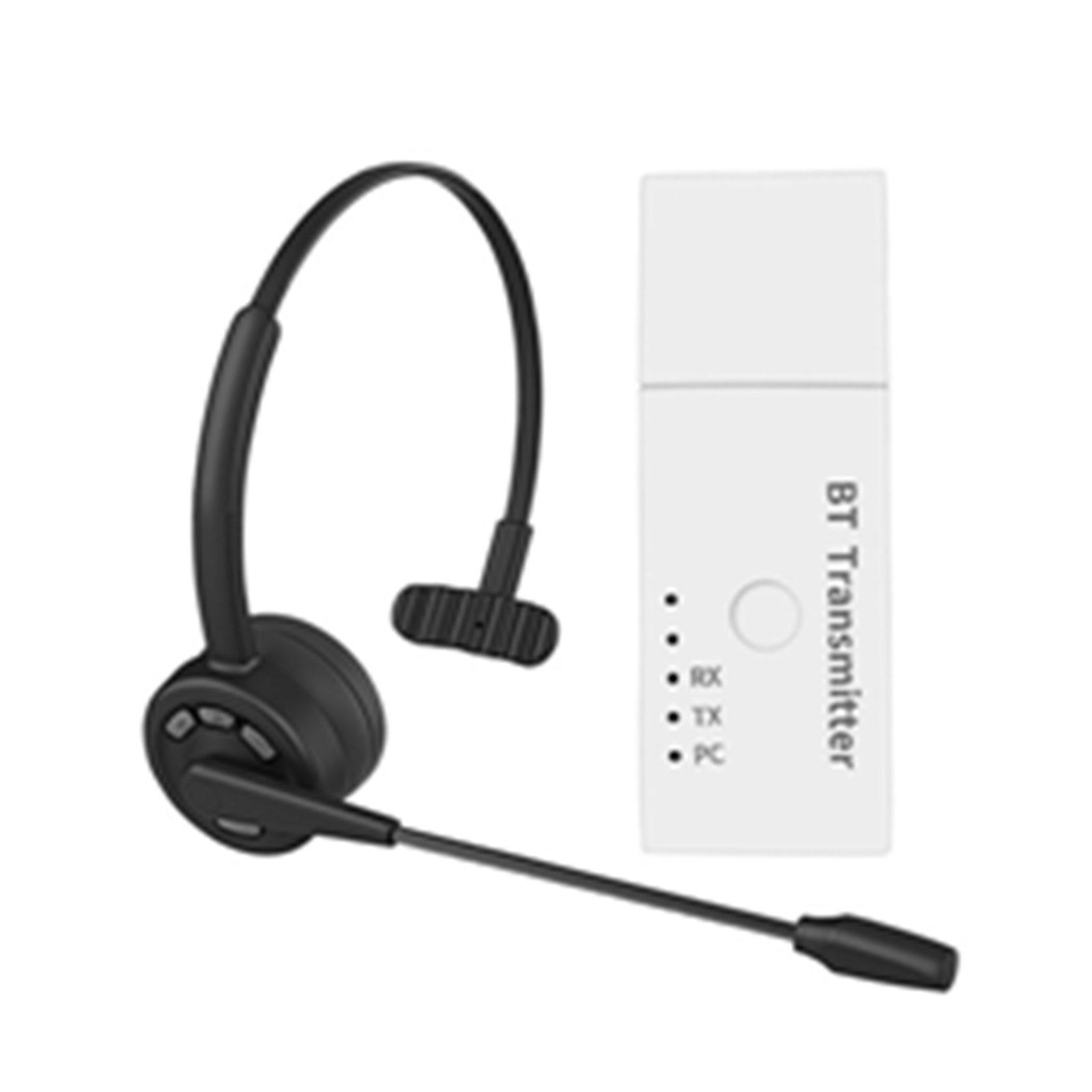Bluetooth Headset Handsfree Calling Charging Pro Headphones for Home Office USB