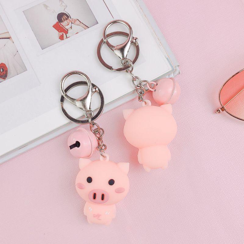 Móc khóa heo lengkeng dễ thương