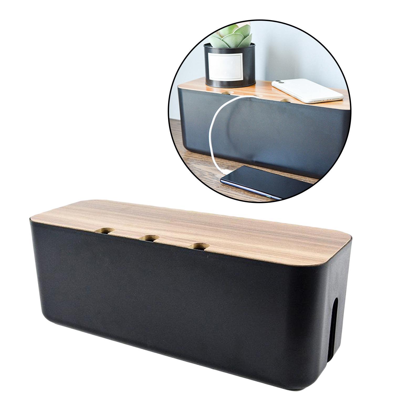 Shelf Storage Box Cable Management Organizer Cable Bracket for Office