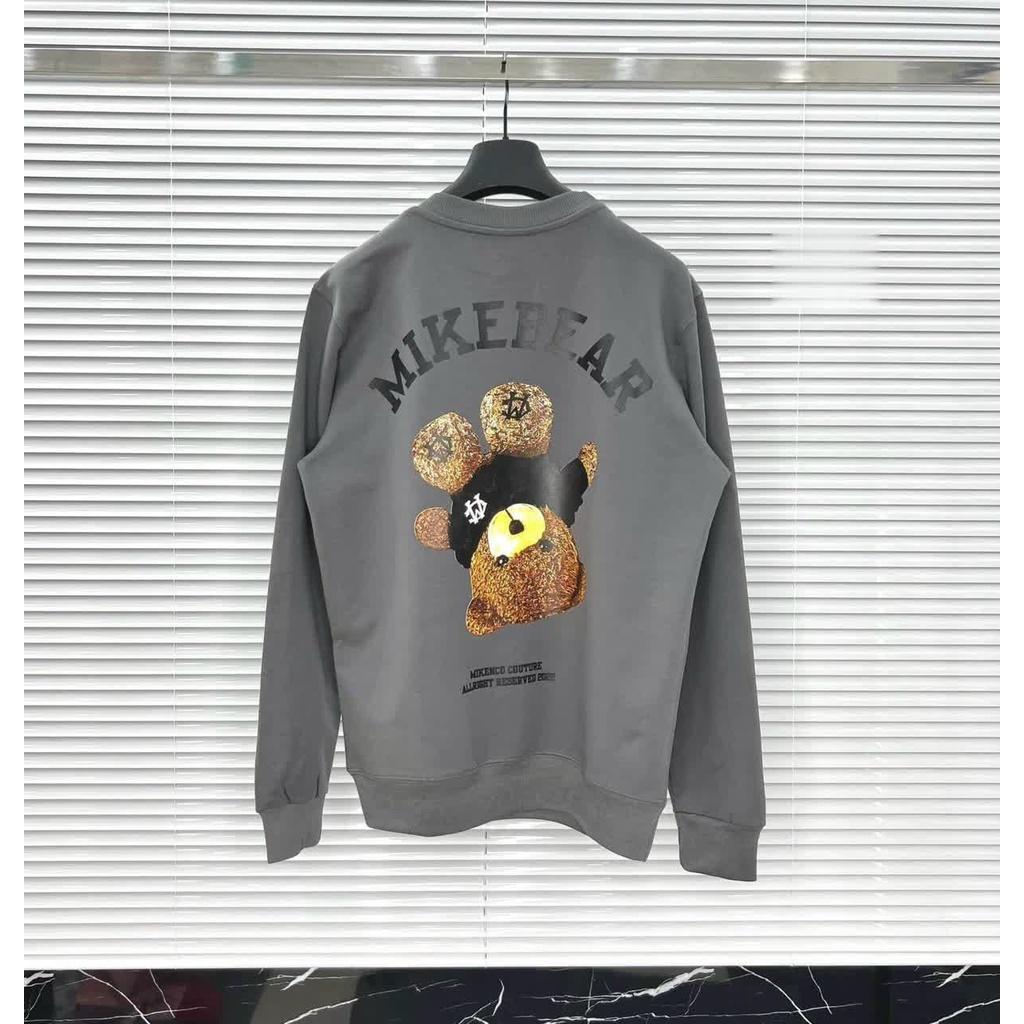Áo thun nỉ unisex cổ tròn nam nữ in gấu nhiều mẫu mới, áo sweater nỉ giá rẻ phù hợp nam nữ chất cotton