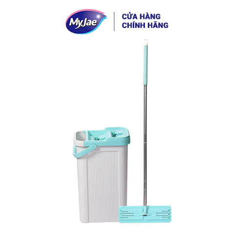 Bộ Lau Nhà MyJae Đài Loan Sợi Fiber Xoay 360 Độ Thông Minh 125cm