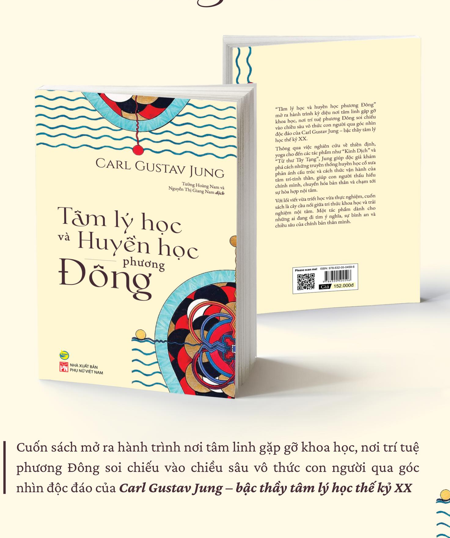 TÂM LÝ HỌC VÀ HUYỀN HỌC PHƯƠNG ĐÔNG- Carl Gustav Jung- NXB Phụ nữ Việt Nam- Bách Việt Books