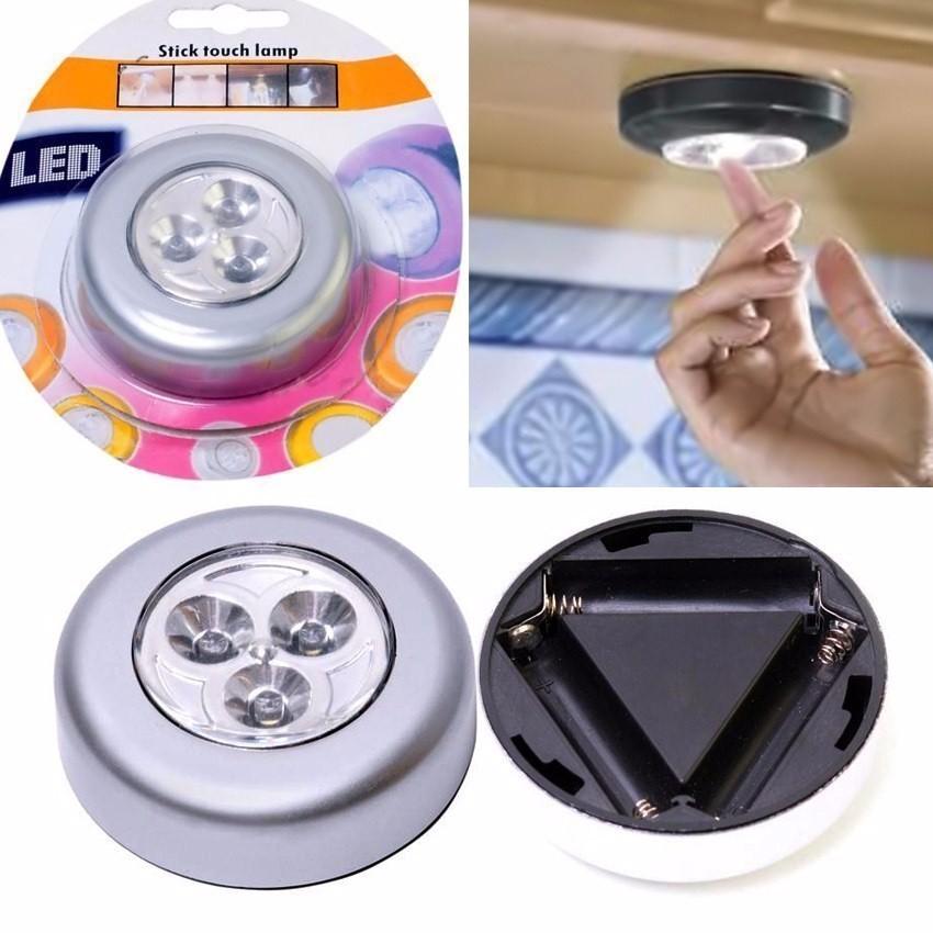 Đèn led dán tường 3 bóng, dán phòng ngủ, tủ quần áo siêu tiết kiệm TT&amp;GĐ
