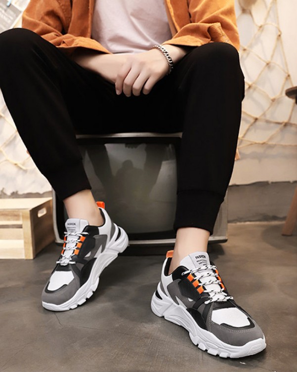 Giày nam tăng chiều cao - giày sneaker nam phong cách Hàn Quốc, chất đẹp, dễ phối đồ QA - 344