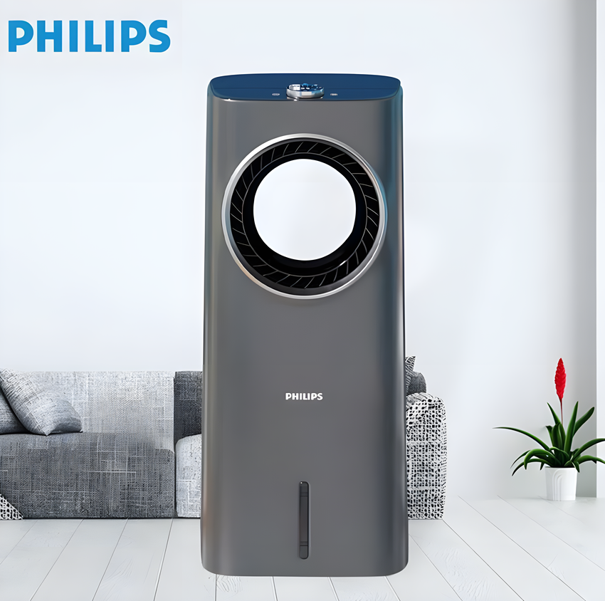 HÀNG CHÍNH HÃNG - Quạt không cánh làm mát, phun sương tạo ẩm. Kiêm lọc không khí ion âm và khử khuẩn UV, Serial 4000. Thương hiệu Hà Lan cao cấp Philips - ACR4246X