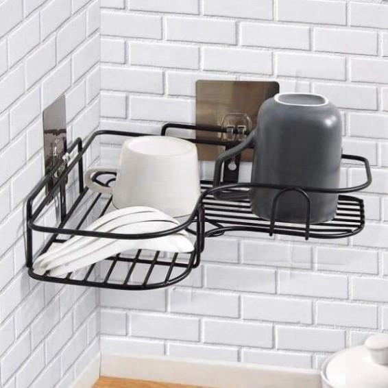 KỆ SẮT DÁN GÓC TƯỜNG GÓC VUÔNG CÁCH ĐIỆU
