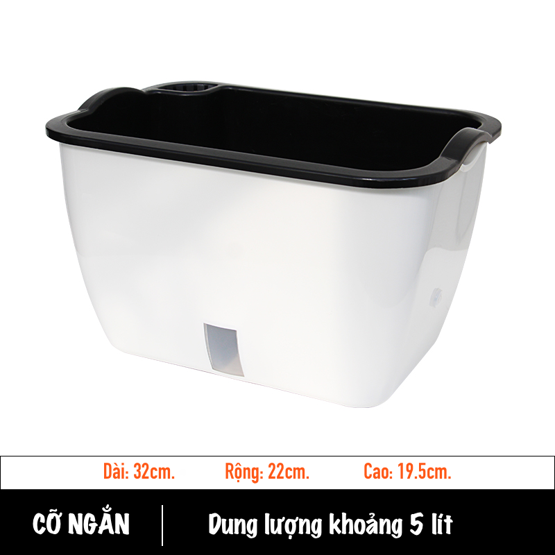 Chậu trồng rau SC0. Chậu trồng rau thông minh tự dưỡng, chậu nhựa trồng cây, chậu trồng hoa