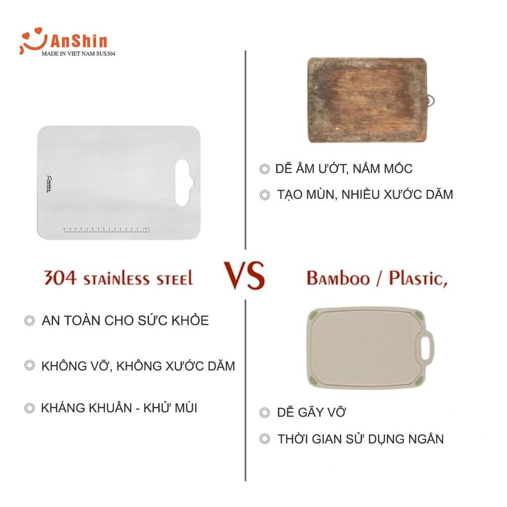 Combo 5 thớt inox 304