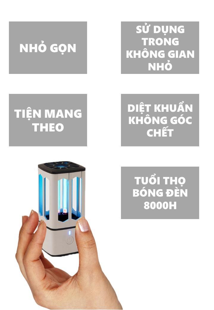 Đèn diệt vi khuẩn UV Mini cho gia đình