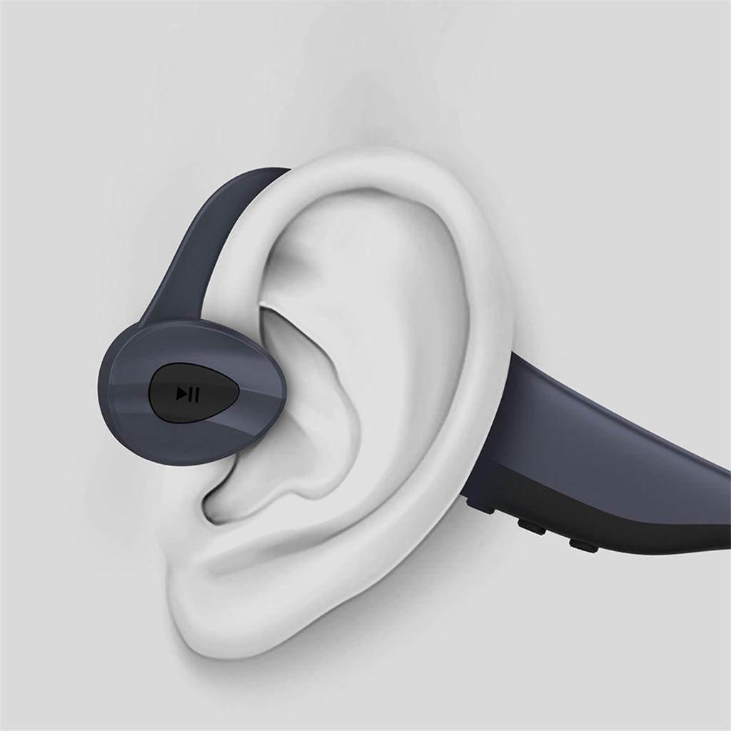 Headphones Wireless Bluetooth Earphone Headset W/ Mic Blue