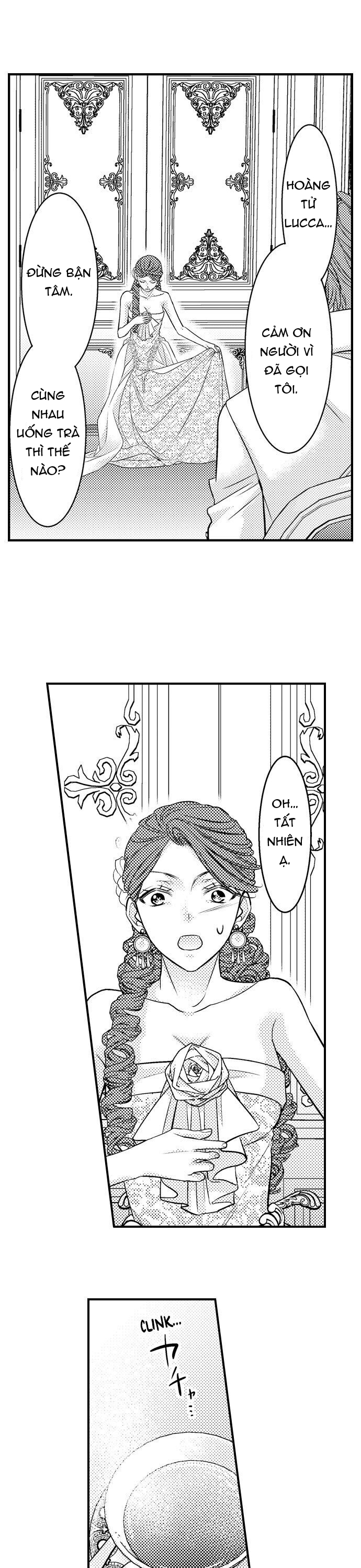 chuyển sinh vào thế giới khác ~ nếu muốn trở thành nữ hoàng hãy tìm cách để được hoàng đế sủng ái vào ban đêm chapter 14.2 4