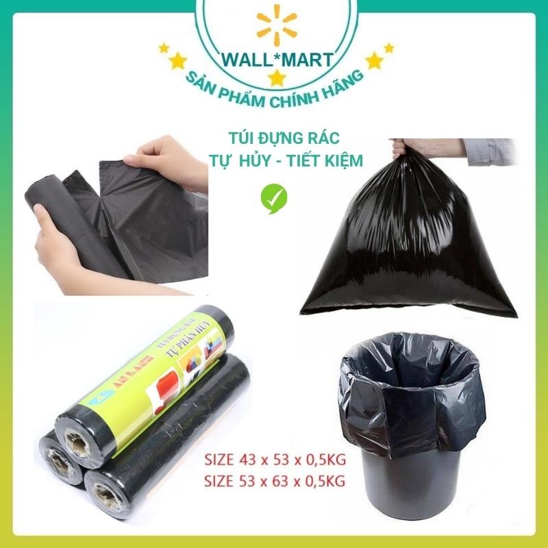 Túi đựng rác tự hủy sinh học size đại 0,5kg An Lành WALLMART WM94