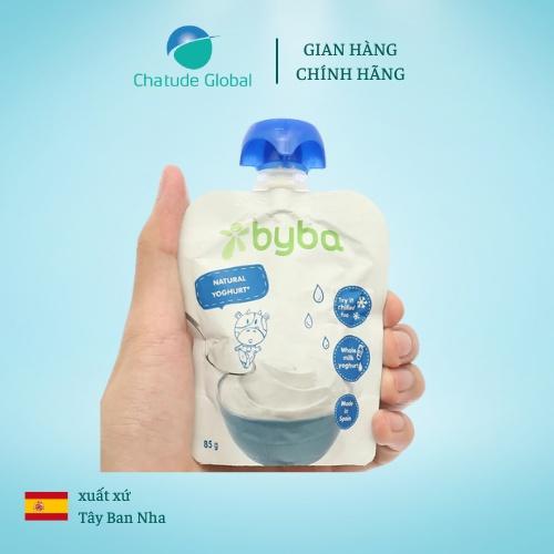 [Date T5/2023] Sữa chua nguội Byba vị tự nhiên cho bé 6m+, túi 85g