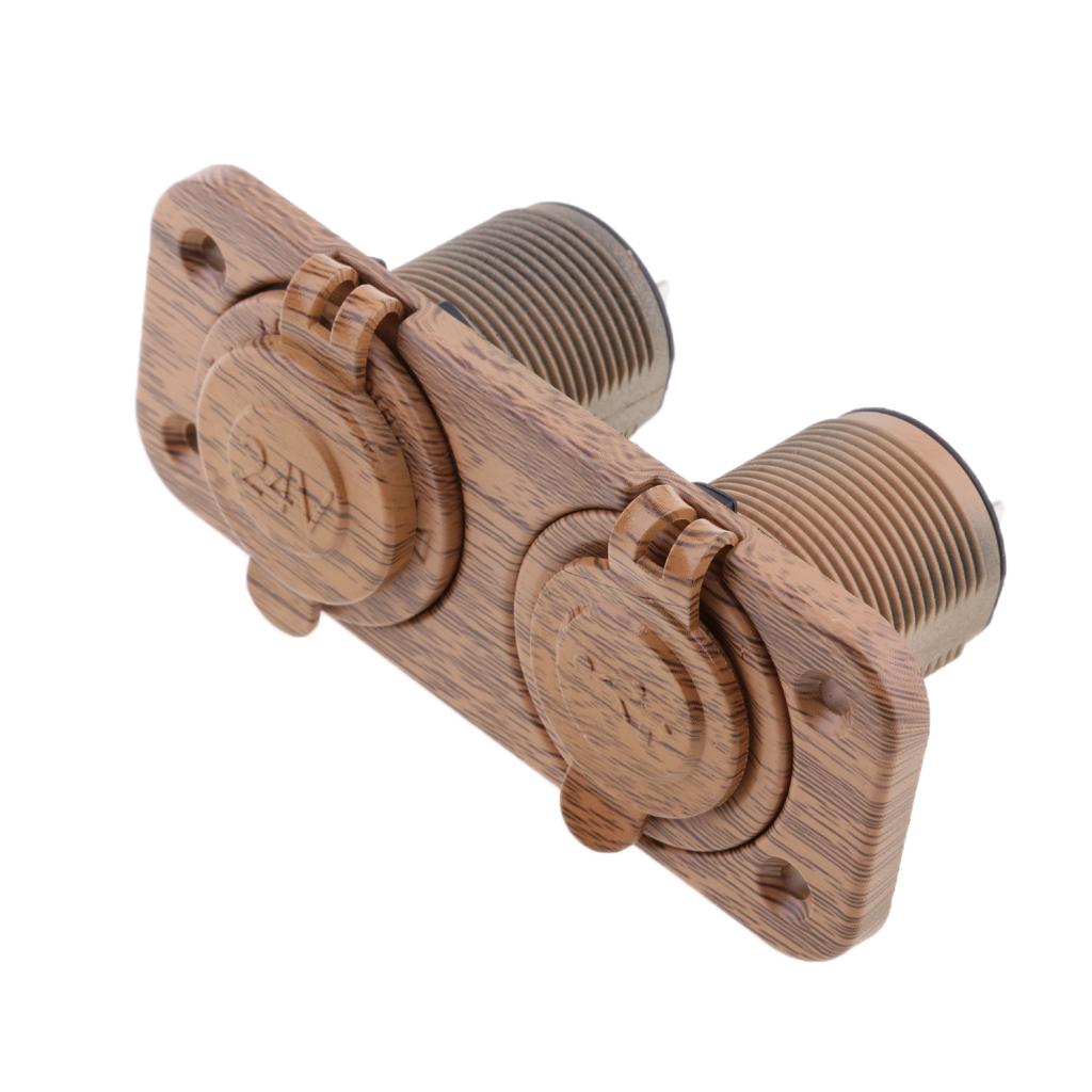 Car  Dual USB Phone Tablet Charger  Lighter Port