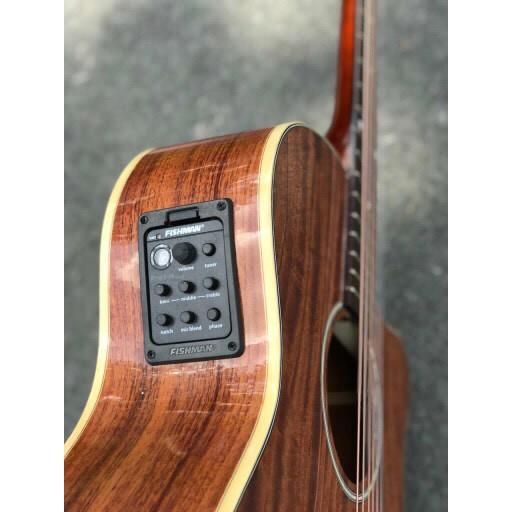 Đàn guitar acoustic FULL ROSEWOOD lắp EQ Fis301 tặng kèm 8 món phụ kiện