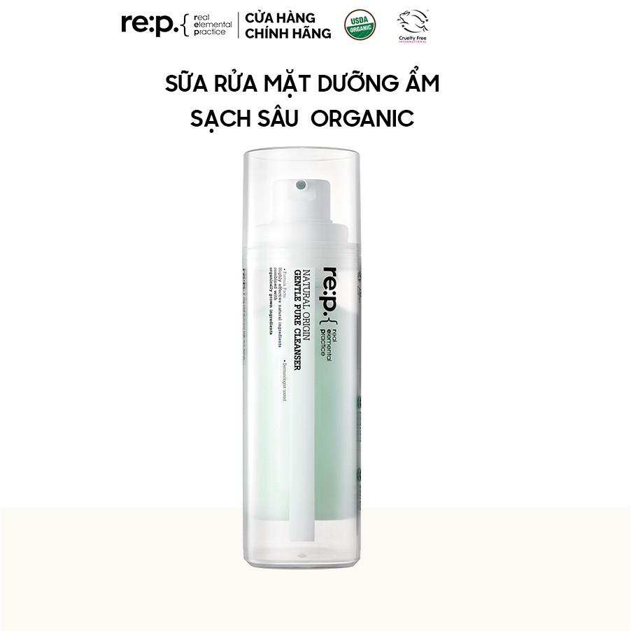 Sữa Rửa Mặt Dưỡng Ẩm Dành Cho Mọi Loại Da Organic RE:P Natural Origin Gentle Pure Cleanser 150ml