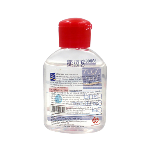 Gel rửa tay khô AquaVera kháng khuẩn 100ML