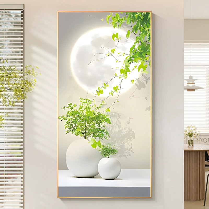 [Hàng mới về] Tranh thêu chữ thập Bình hoa tinh khiết HH0974, kích thước 50 x 90 cm