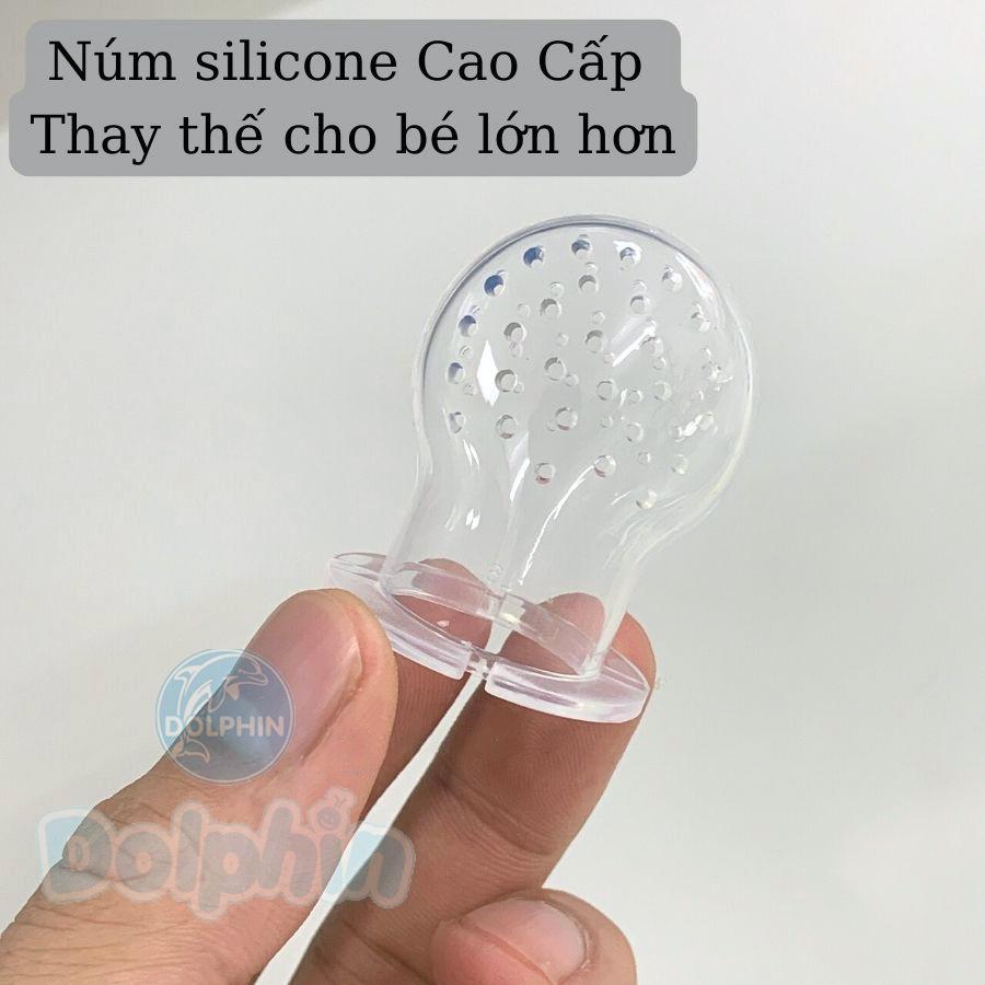 Túi nhai Silicone cao cấp Dolphin dành cho bé - DP056A