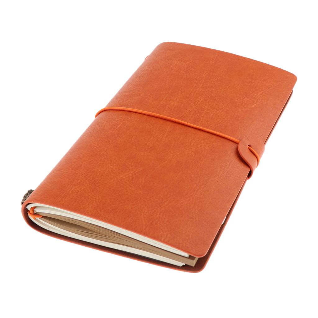 Orange A6 Paper Size Notebook Portable Note Book for Painting, Diary