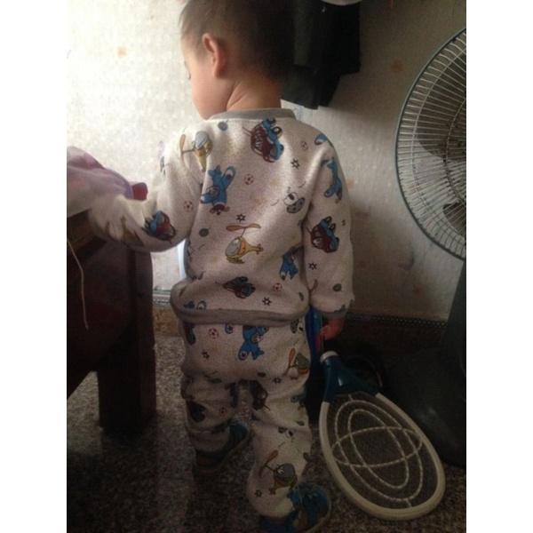 Đồ bộ quần áo dài tay cho bé chất nỉ bông QATE