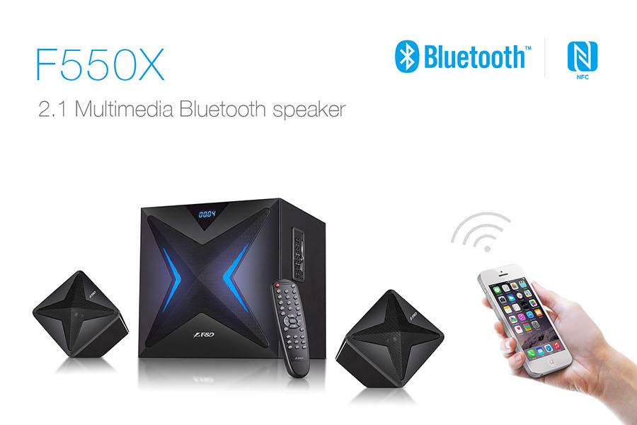 Loa Bluetooth Fenda F550X 56W Có khe Cắm USB và Thẻ Nhớ - Hàng Chính Hãng