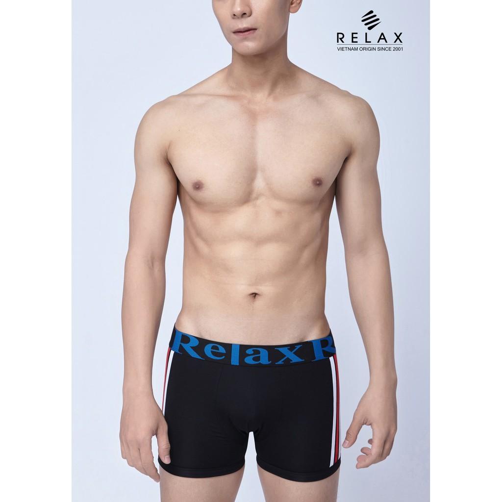 Quần lót nam boxer RLTK007 quần sịp nam thoáng mát mềm mại cao cấp, co giãn tốt, ôm gọn - RELAX