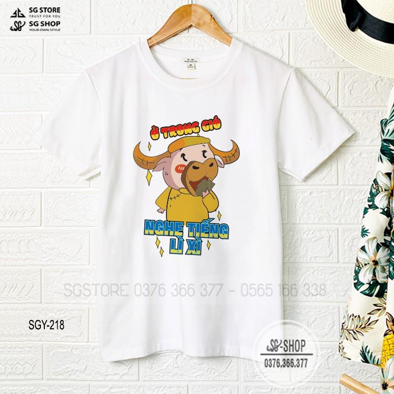 Áo Thun Tết - Mẫu Lì Xì - Thun cotton dày dặn - Đủ size nam nữ  | SGSHOP