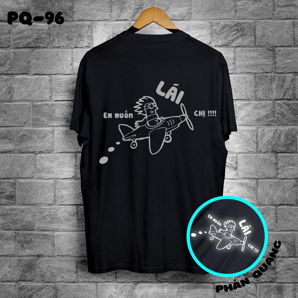 Áo thun Unisex phản quang Có size tay lỡ