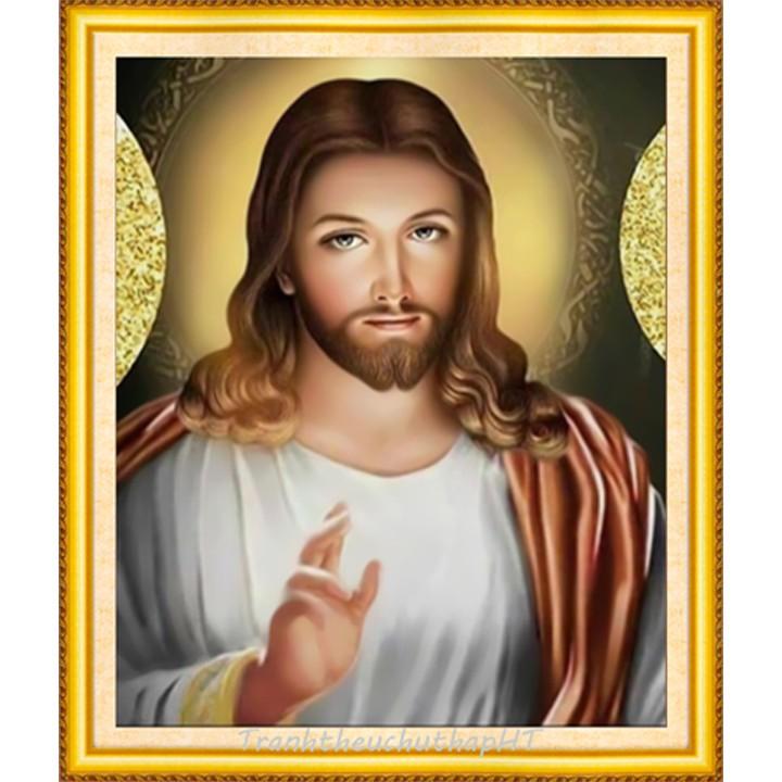 Tranh đính đá Chúa Jesu LV043 - tự đính