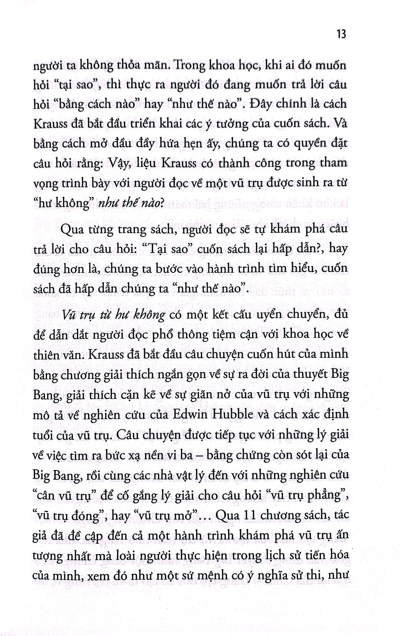 Sách Vũ Trụ Từ Hư Không