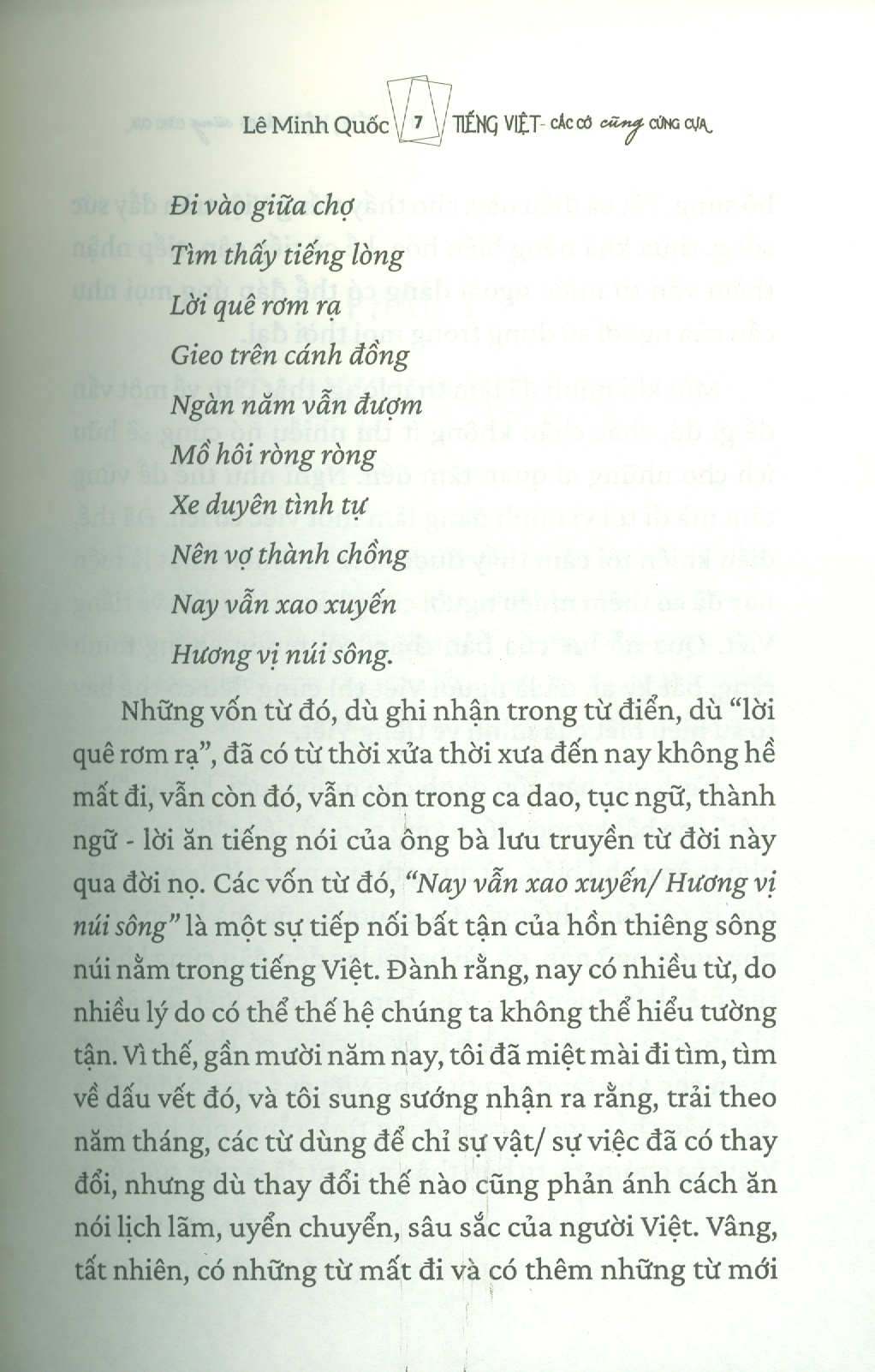 Tiếng Việt Cắc Cớ Cũng Cứng Cựa - Tiếng Nước Ta