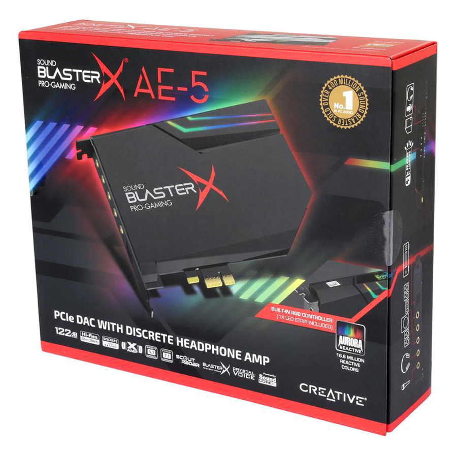 Sound Card BlasterX AE-5 7.1 - Hàng Chính Hãng