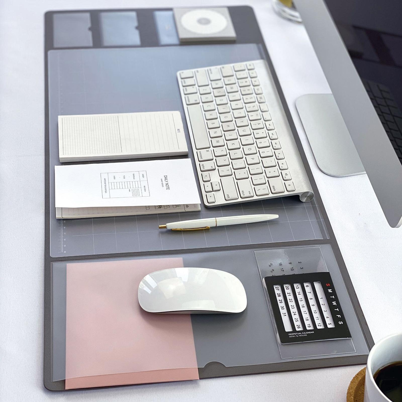 Office Desk Mat Desk Blotter Mouse Pad for Keyboard Office Desktop Computer Home
