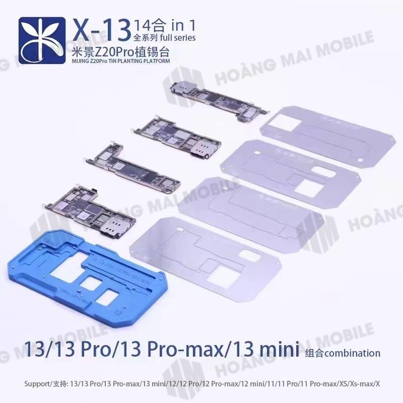 Bộ làm chân viền cho iPhone X đến 13 Pro Max (14in 1) MIJING Z20 Pro