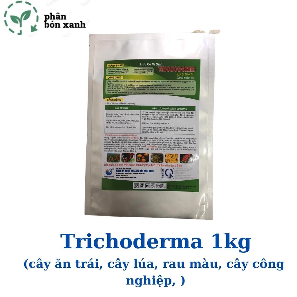 TRICHODERMA, nấm đối kháng, hạn chế vàng lá, nấm bệnh, dùng ủ phân, cải tạo đất, phục hồi cây