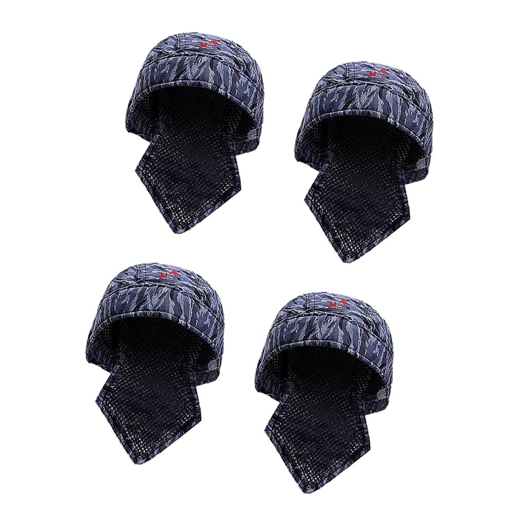 4Piece Welding Welder Protective Hat Cap Scarf Welder Flame Retardant