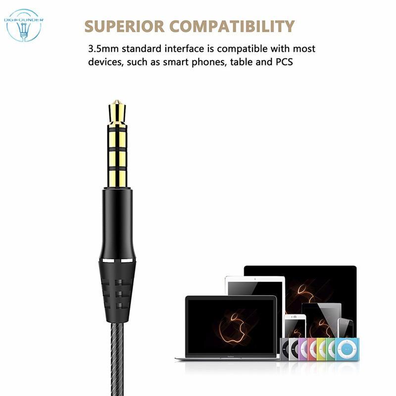 Tai nghe âm thanh trầm 4D tích hợp micro có dây chất lượng cao