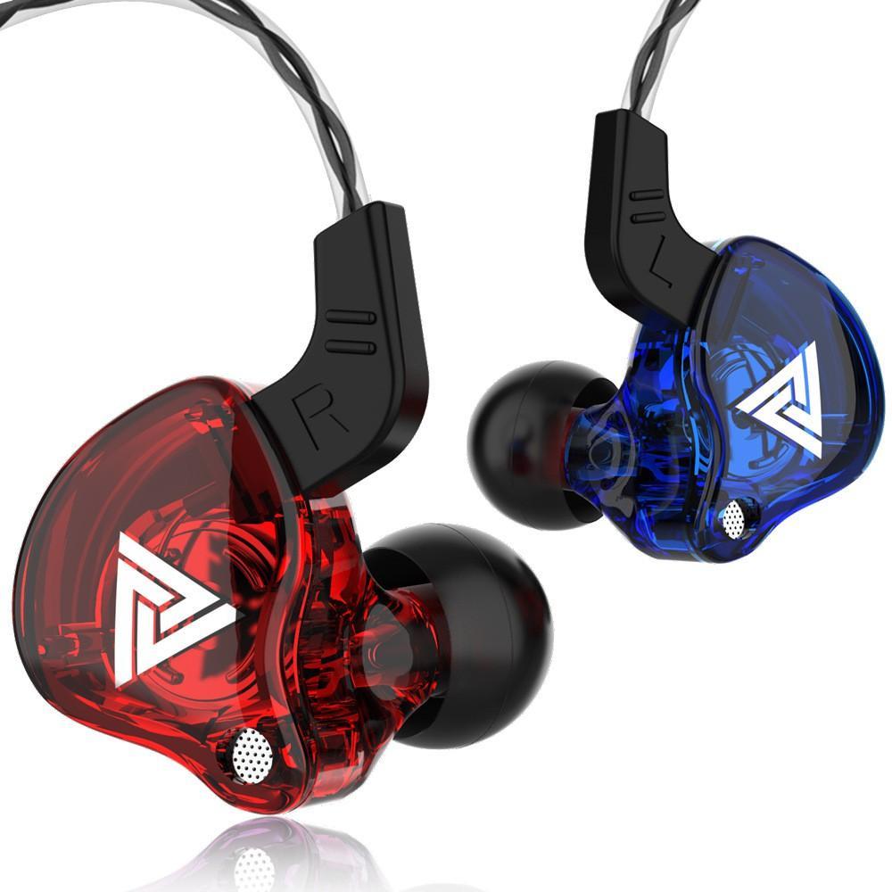 Tai nghe nhét tai hifi QKZ AK6 driver đồng có nút tai và micro cho thể thao chạy bộ