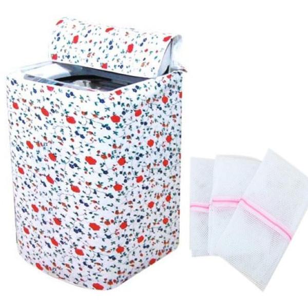 Vỏ Bọc Máy Giặt Cửa Trên Tặng Kèm 3 Túi Lưới Đựng Quần Áo Máy Giặt - CH Hương Thị Miễn Phí Vận Chuyển
