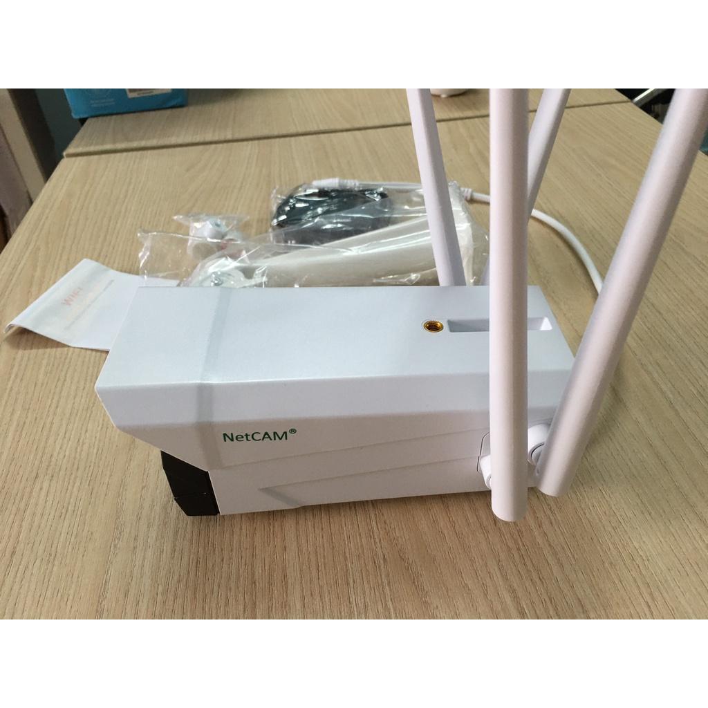 Camera IP WiFi Giám sát Ngoài Trời NetCAM NT3.0DL, Độ phân giải 3.0MP, Ghi Hình Màu Ban Đêm - Hàng chính hãng