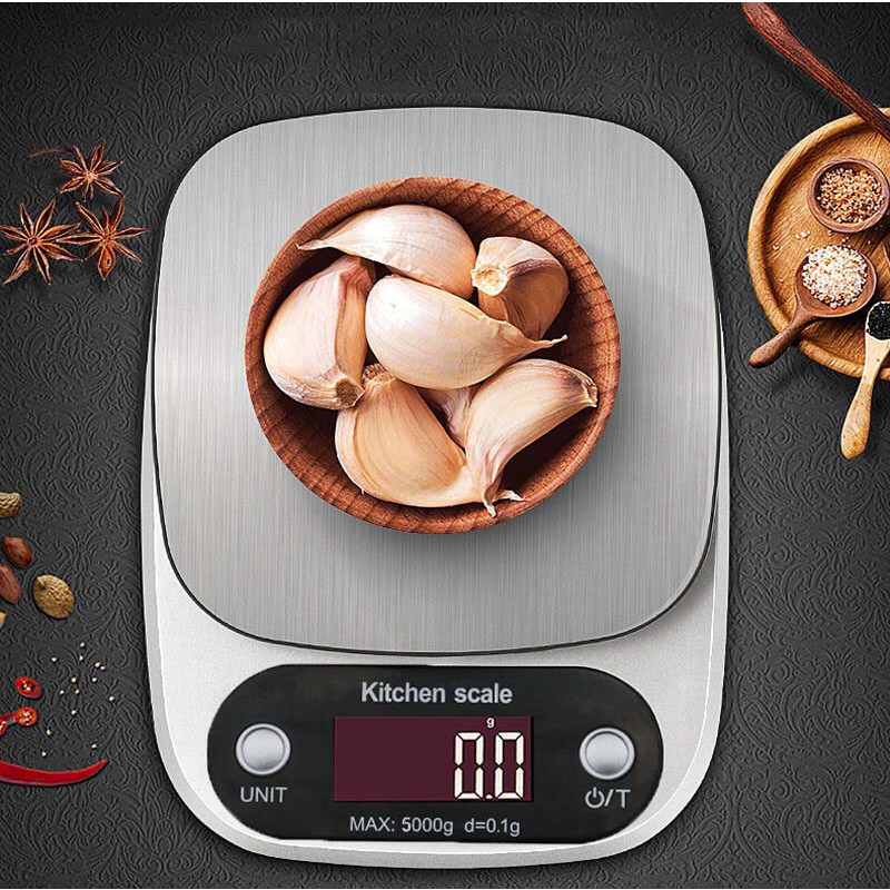 Cân nhà bếp điện tử Kitchen Scale EB5 Kèm 2 Pin Cân Chính Xác Từ 0,1gr Đến 5Kg