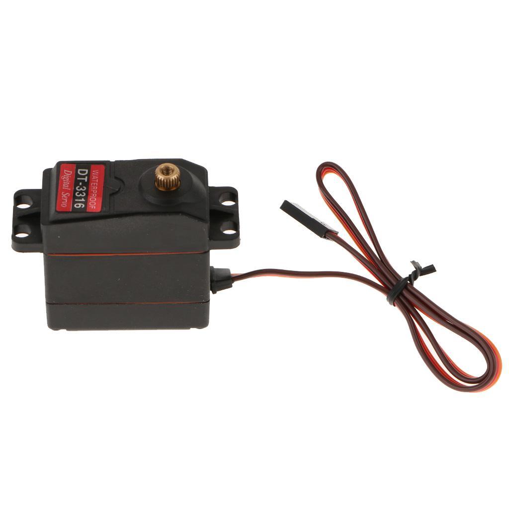 Waterproof DT-3316 20MG Digital Servo Metal Gear 15KG For RC Car Robot